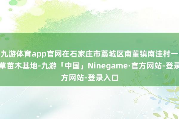 九游体育app官网在石家庄市藁城区南董镇南洼村一处花草苗木基地-九游「中国」Ninegame·官方网站-登录入口